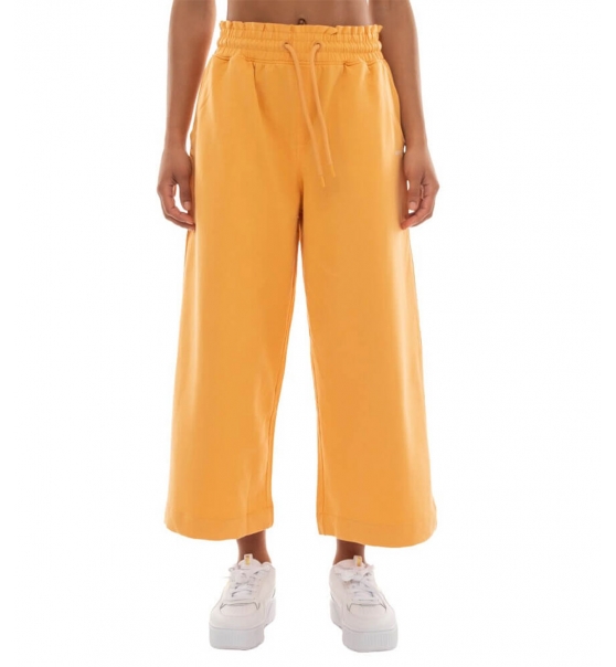 Be:Nation Ss23 Cotton/Elastan Terry Cropped Wide Leg Pant 02112303