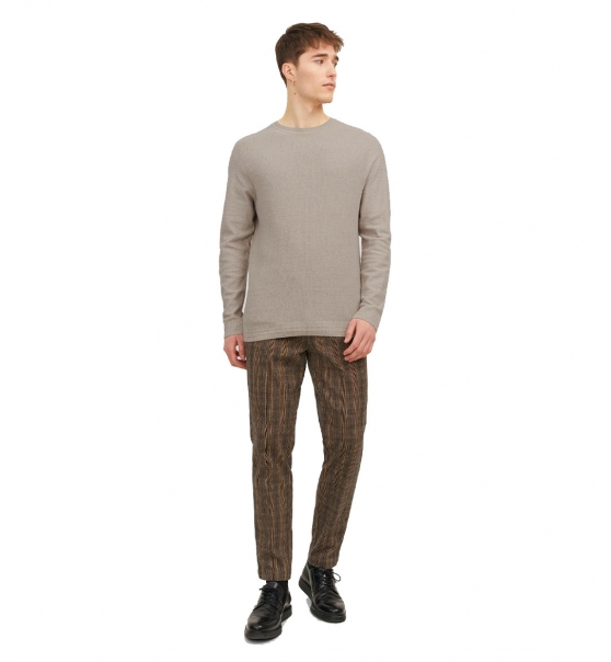 Jack & Jones Ανδρική Μακρυμάνικη Μπλούζα Fw22 Jprblaanderson Knit Structure Crew Neck 12240