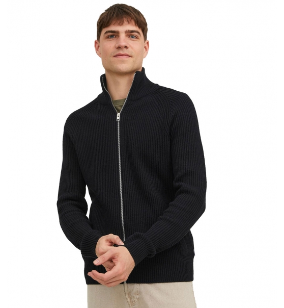 Jack & Jones Ανδρική Ζακέτα Fw22 Jjpannel Knit Zip Cardigan Aw23 12236310