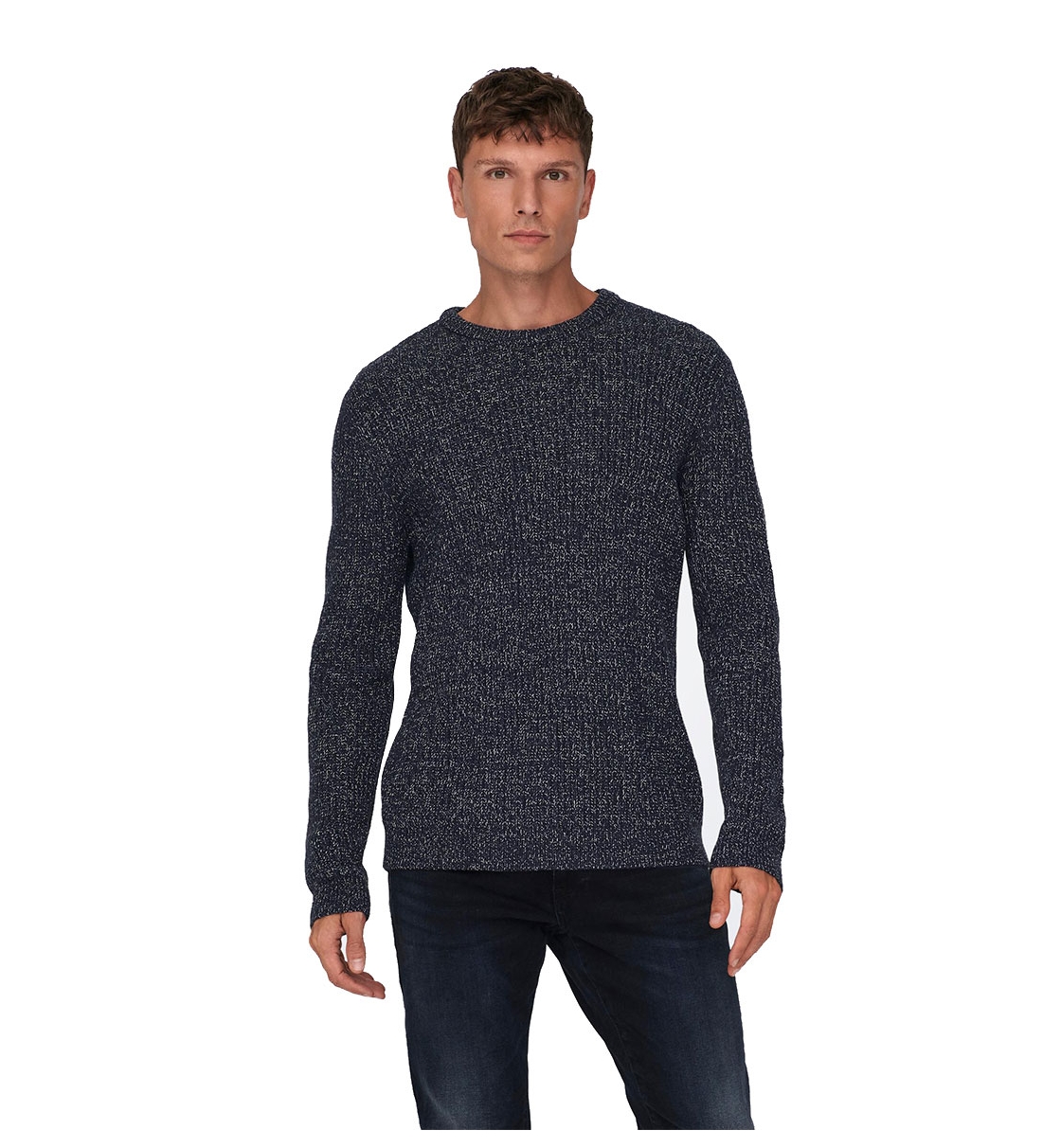 Only & Sons Fw22 Ανδρικό Πουλόβερ Onsmalaki Reg 7 Crew Knit 22027146