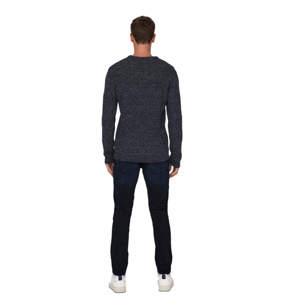 Only & Sons Fw22 Ανδρικό Πουλόβερ Onsmalaki Reg 7 Crew Knit 22027146