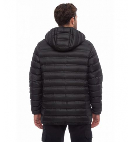 Be:Nation Ανδρικό Αθλητικό Μπουφάν Fw22 Essentials Padded Jacket With Detchable Hood 08302305