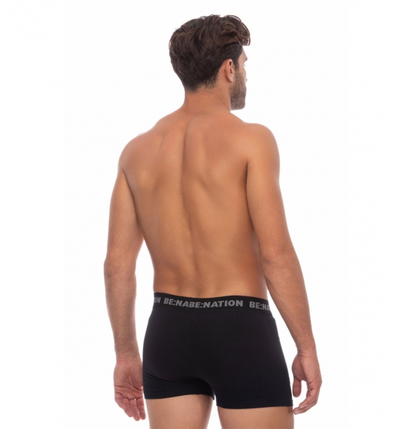 Be:Nation Ανδρικό Εσώρουχο Boxer Fw22 3 Pack Boxer Shorts 09302301