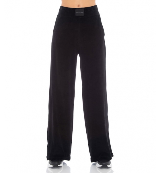 Be:Nation Fw22 Velour Wide Leg Pant 02102308