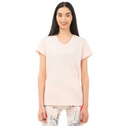 Be:Nation Ss23 Women V-Neck S/S Tee Essentials 05112402