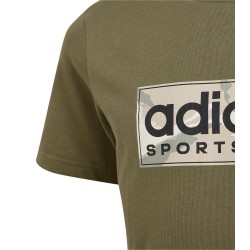 adidas Παιδική Κοντομάνικη Μπλούζα Ss23 B Camo Lin T Ix5234