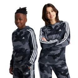 adidas Παιδικό Φούτερ Με Κουκούλα Fw23 J Bl Camo Ft Hd Iv7302