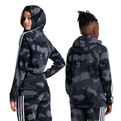 adidas Παιδικό Φούτερ Με Κουκούλα Fw23 J Bl Camo Ft Hd Iv7302