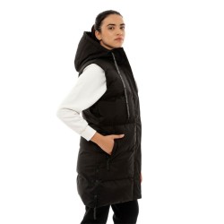 Be:Nation Γυναικείο Αθλητικό Μπουφάν Αμάνικο Fw23 Long Vest Puffer Jacket 08102402