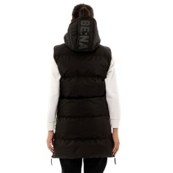 Be:Nation Γυναικείο Αθλητικό Μπουφάν Αμάνικο Fw23 Long Vest Puffer Jacket 08102402