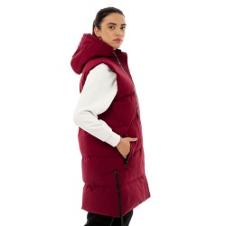 Be:Nation Γυναικείο Αθλητικό Μπουφάν Αμάνικο Fw23 Long Vest Puffer Jacket 08102402