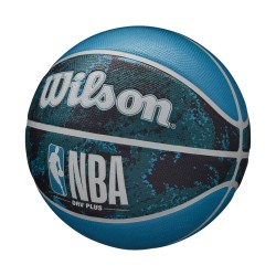 Wilson Μπάλα Basket Nba Drv Plus Vibe Bskt Black/Blue 7 Wz3012602